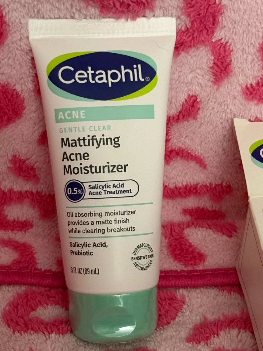 Cetaphil Gentle Clear Mattifying Acne Face Moisturizer, Salicylic Acid, 3oz